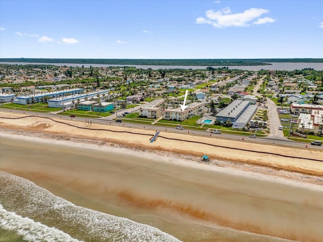 2790 Ocean Shore Blvd Unit 8N, Ormond Beach, FL 32176 - drone / aerial view of waterfront with a beach