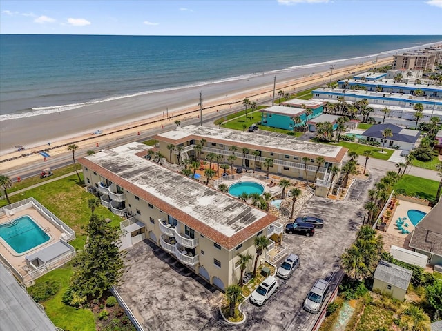2790 Ocean Shore Blvd Unit 8N, Ormond Beach, FL 32176 - bird's eye view of a pool and expansive beach