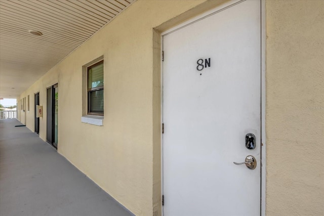 2790 Ocean Shore Blvd Unit 8N, Ormond Beach, FL 32176 - entrance to property with stucco siding