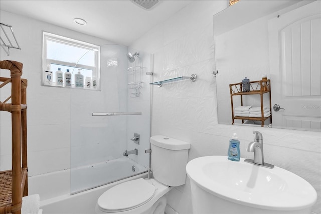 2790 Ocean Shore Blvd Unit 8N, Ormond Beach, FL 32176 - full bathroom with tub / shower combination and tile walls