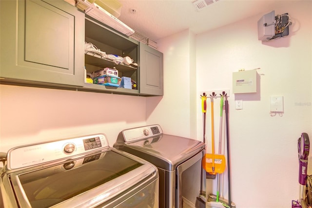 5554 Metrowest Blvd Unit 305, Orlando, FL 32811 - laundry room featuring cabinet space and washer and clothes dryer
