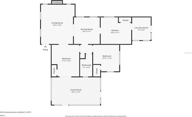 416 N Grandview Ave N, Sanford, FL 32771 - photo 4