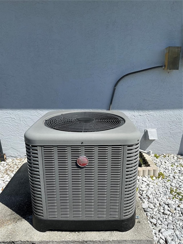 details with central air condition unit