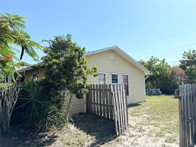 view of side of home