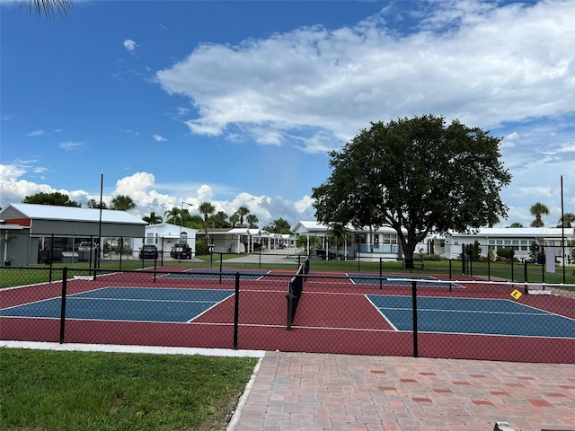 view of sport court