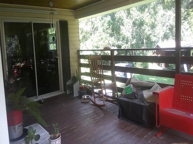 view of deck