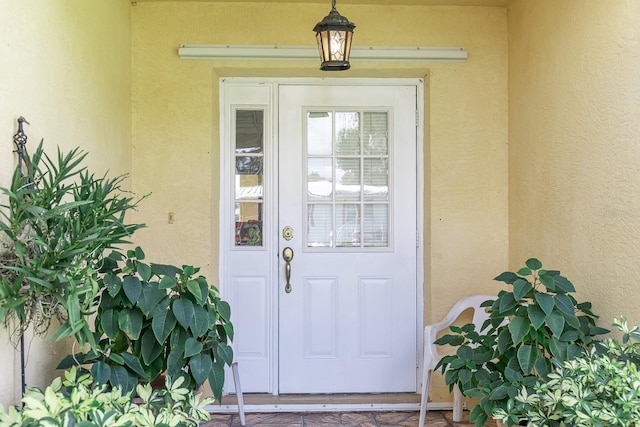 view of entrance to property