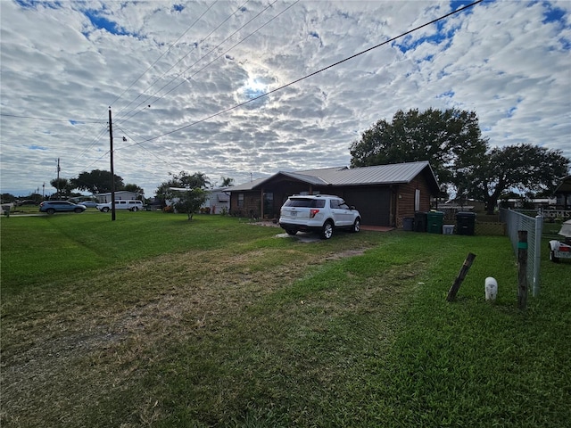 view of side of property