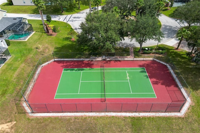 view of sport court