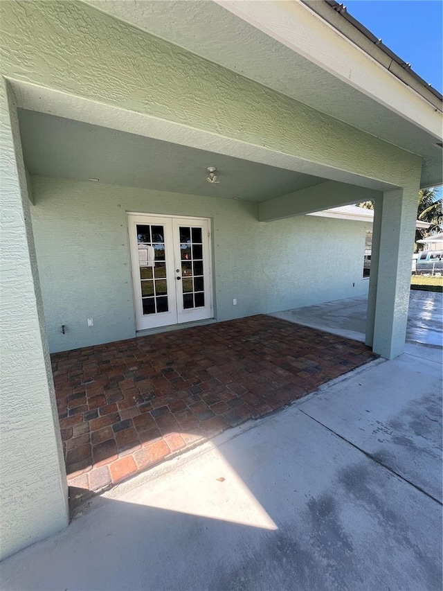 view of patio / terrace with french doors