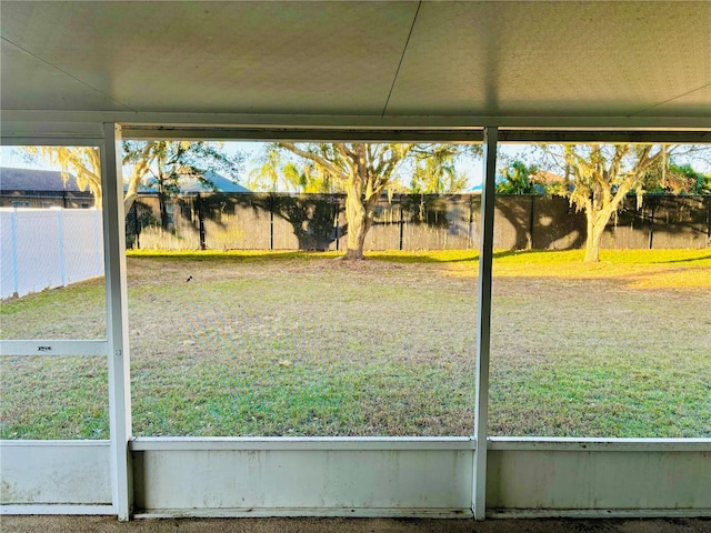 exterior space with a wealth of natural light