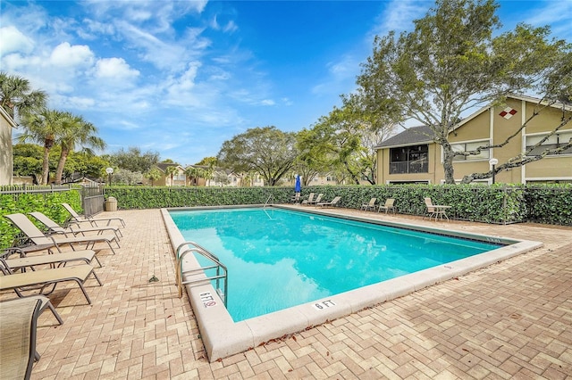 view of pool