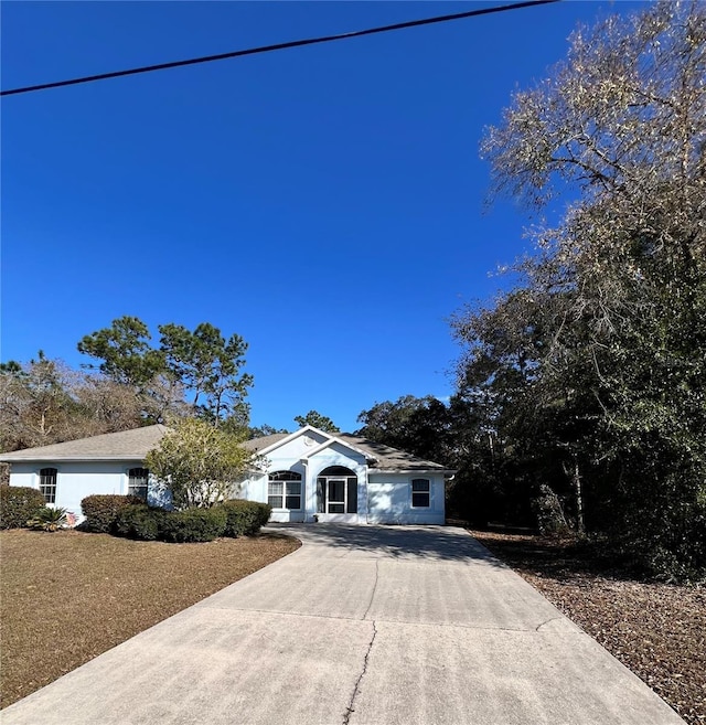 view of ranch-style house