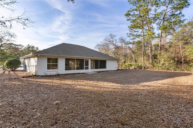 view of back of property