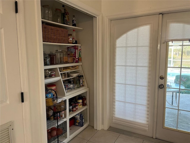 view of pantry