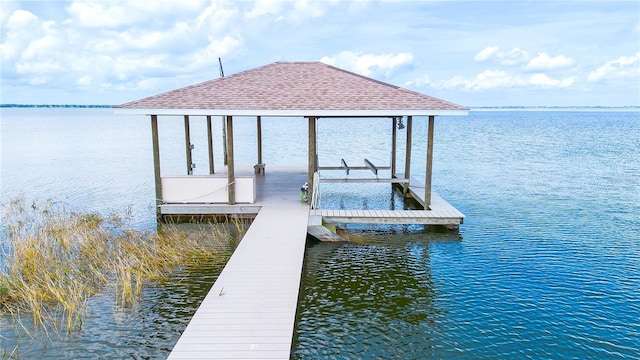 199 S Bear Pointe Dr, Lake Placid, FL 33852 - view of dock featuring a water view