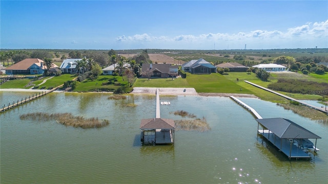 199 S Bear Pointe Dr, Lake Placid, FL 33852 - drone / aerial view featuring a water view