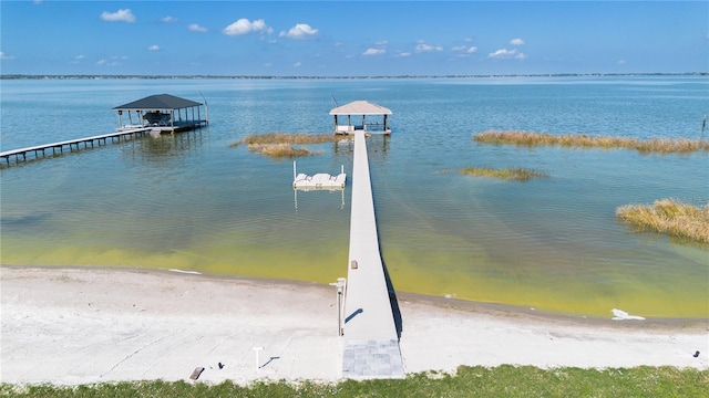 199 S Bear Pointe Dr, Lake Placid, FL 33852 - view of water feature with a view of the beach and a dock
