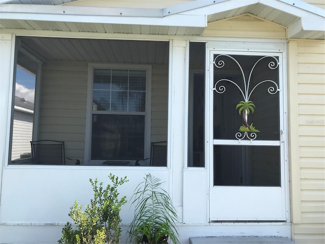 view of property entrance