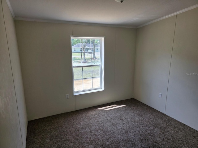 7895 NW 84th Ct, Okeechobee, FL 34972 - empty room featuring crown molding and carpet