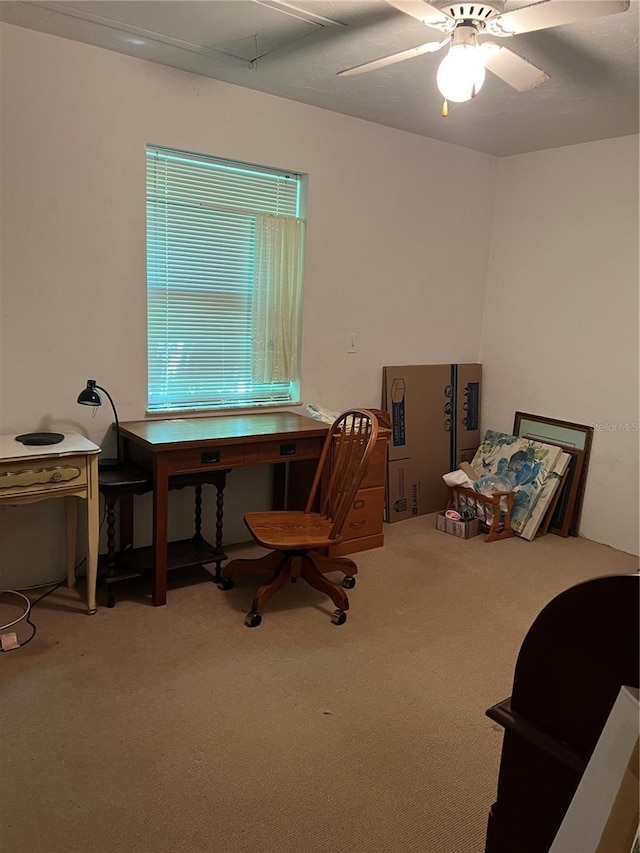 508 NW 17th St, Okeechobee, FL 34972 - carpeted office space with ceiling fan