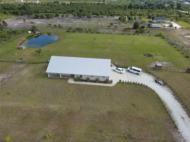 16159 NW 258th St, Okeechobee, FL 34972 - aerial overview of property's location with a large body of water and rural landscape