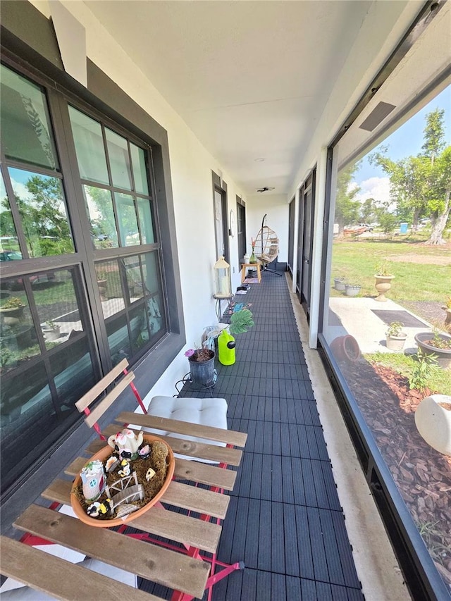 7935 NW 90th Ct, Okeechobee, FL 34972 - sunroom / solarium featuring french doors