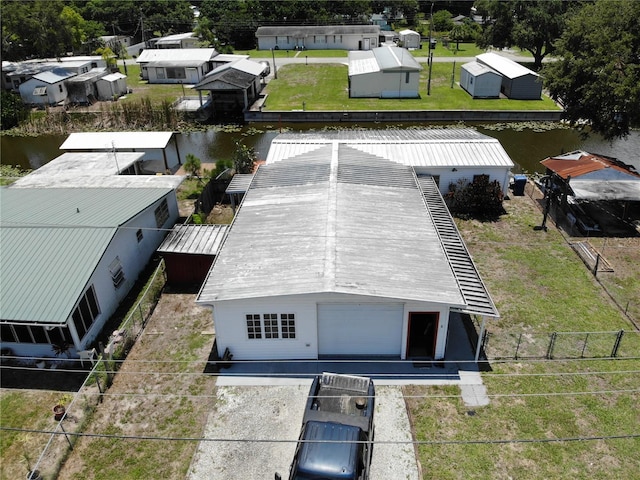 1096 8th St, Okeechobee, FL 34974 - aerial view of property and surrounding area with a large body of water