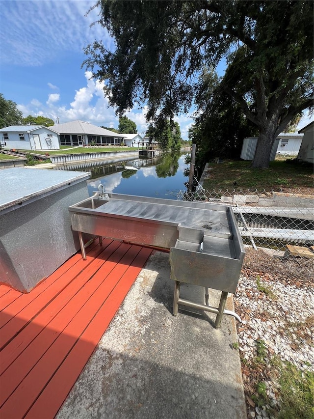 1096 8th St, Okeechobee, FL 34974 - deck with a water view
