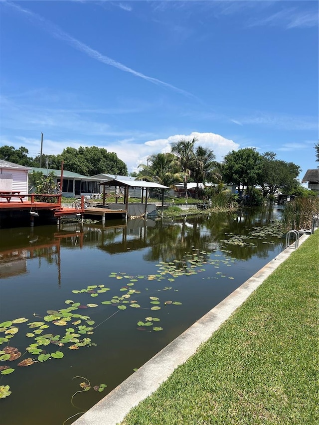 1096 8th St, Okeechobee, FL 34974 - dock with a water view