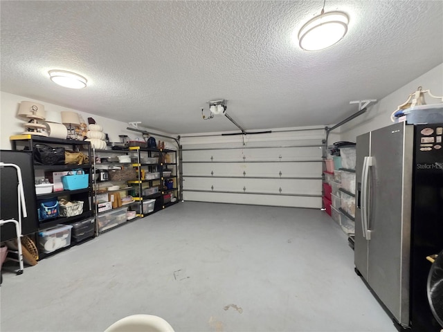 3897 NW 22nd Ave, Okeechobee, FL 34972 - garage with stainless steel fridge