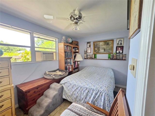 1209 5th St, Okeechobee, FL 34974 - bedroom featuring tile patterned floors and cooling unit