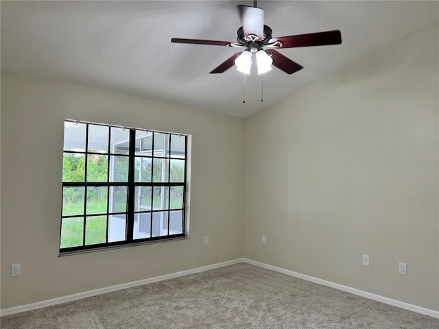 1150 SW 83rd Ave, Okeechobee, FL 34974 - spare room with carpet and ceiling fan