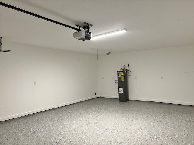 1150 SW 83rd Ave, Okeechobee, FL 34974 - garage with water heater and a garage door opener