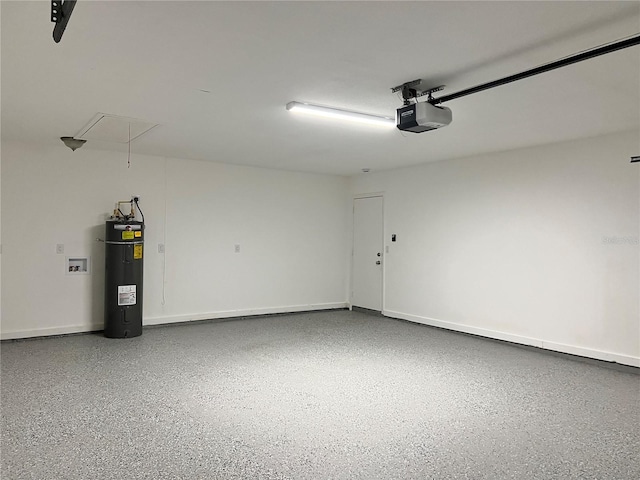 1150 SW 83rd Ave, Okeechobee, FL 34974 - garage with a garage door opener and water heater