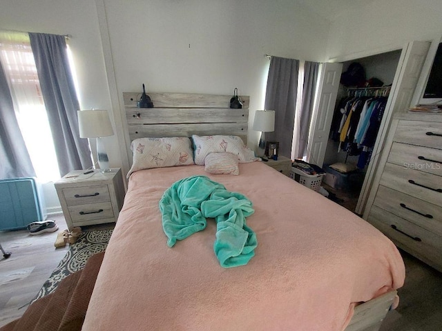 1000 SW 44th Blvd, Okeechobee, FL 34974 - bedroom with a closet, multiple windows, and wood finished floors