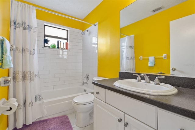 402 SW Seaflower Ter, Port St Lucie, FL 34984 - bathroom featuring vanity and shower / tub combo with curtain