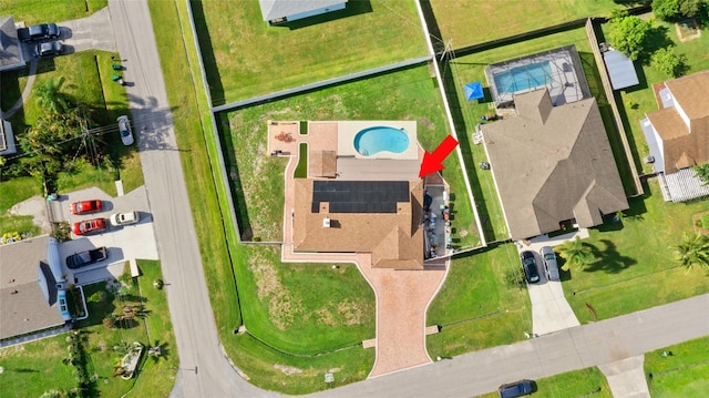 402 SW Seaflower Ter, Port St Lucie, FL 34984 - drone / aerial view of a pool area