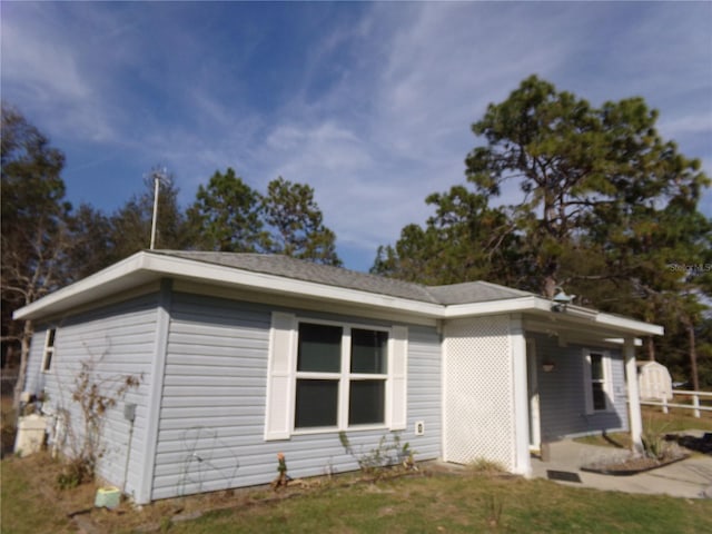 view of rear view of house