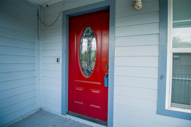 view of entrance to property