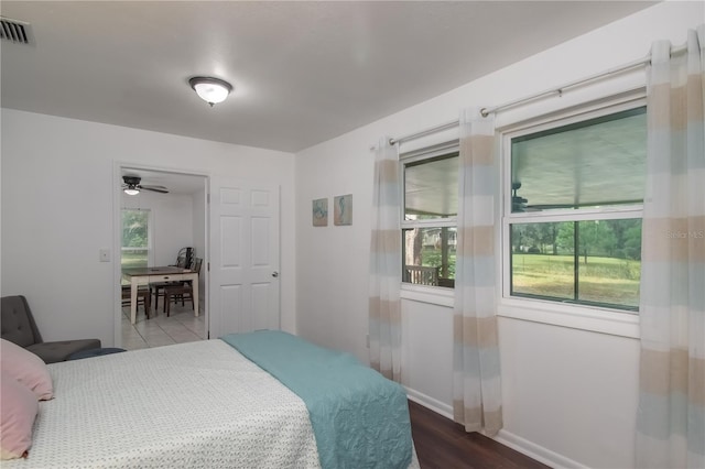 view of tiled bedroom