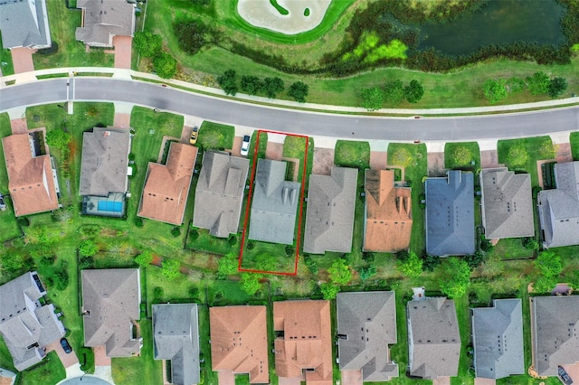 3554 NW 55th Cir, Ocala, FL 34482 - aerial perspective of suburban area with property parcel outlined