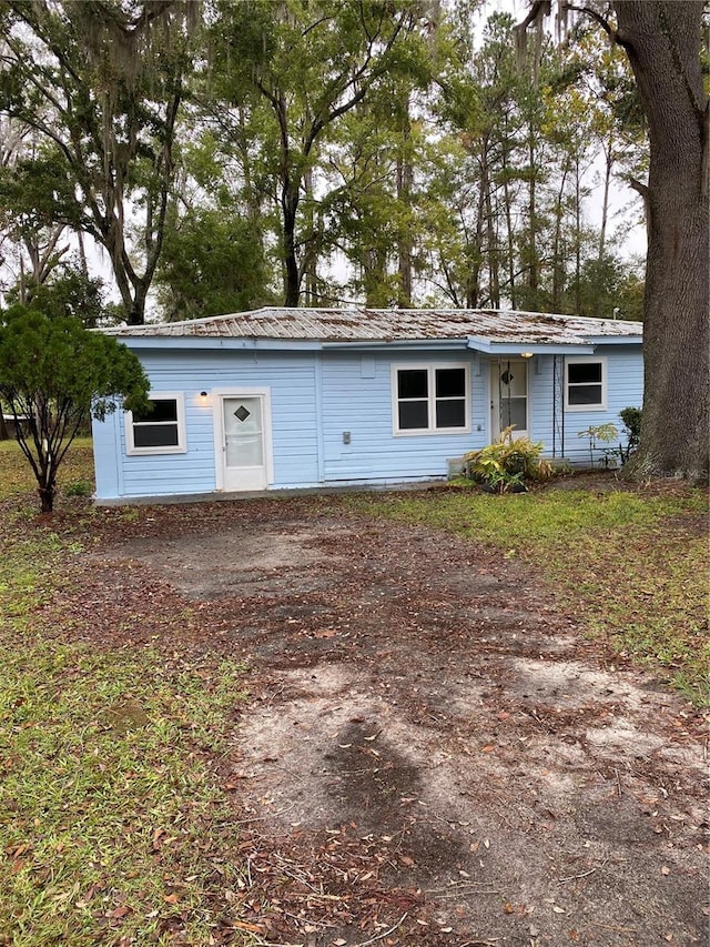 view of ranch-style house