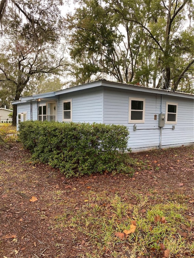 view of side of property