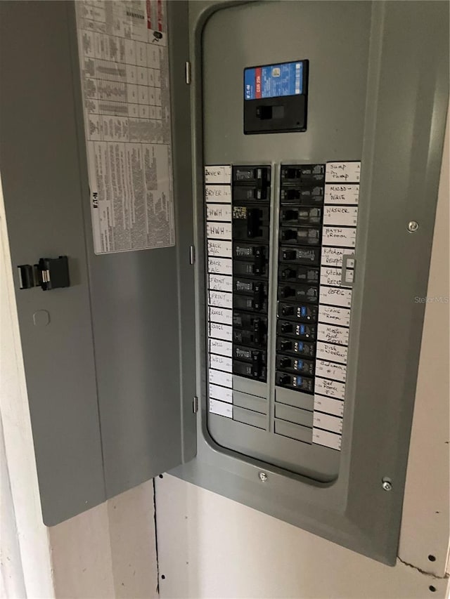 utilities with electric panel