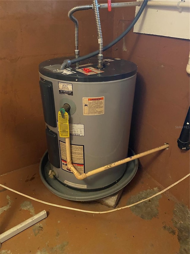 utilities featuring electric water heater