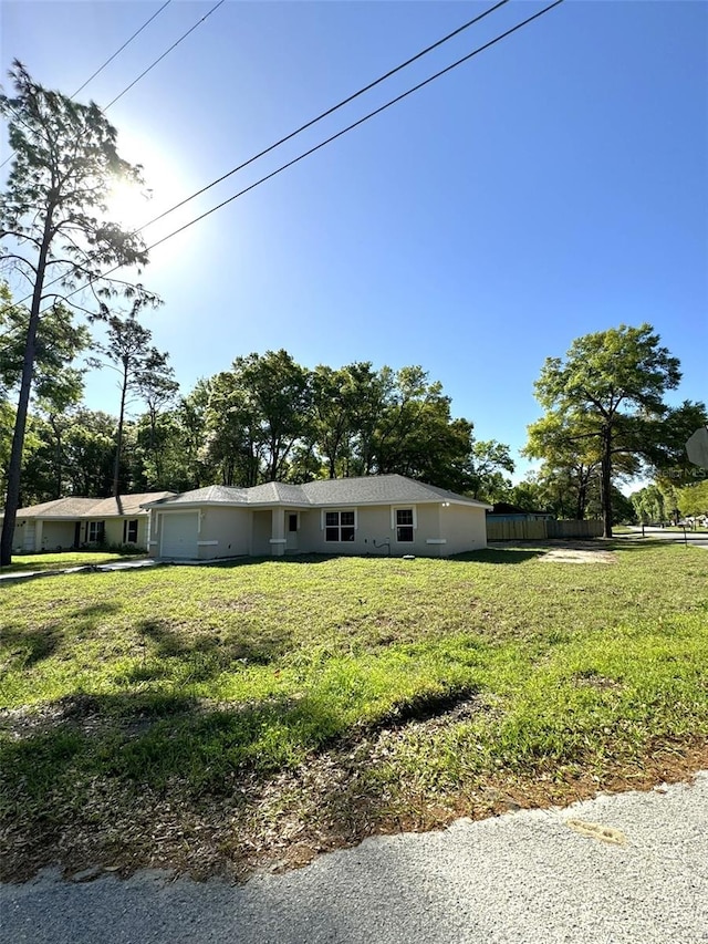 view of front of property