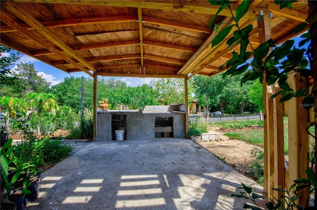 view of patio