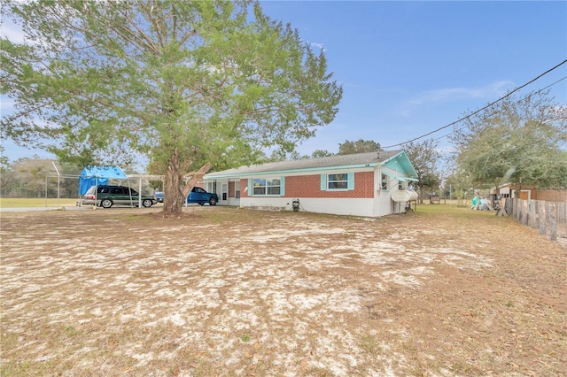 view of back of property