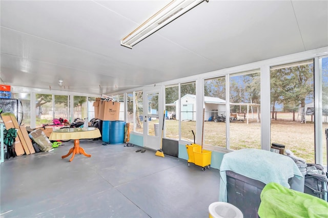 sunroom / solarium with plenty of natural light